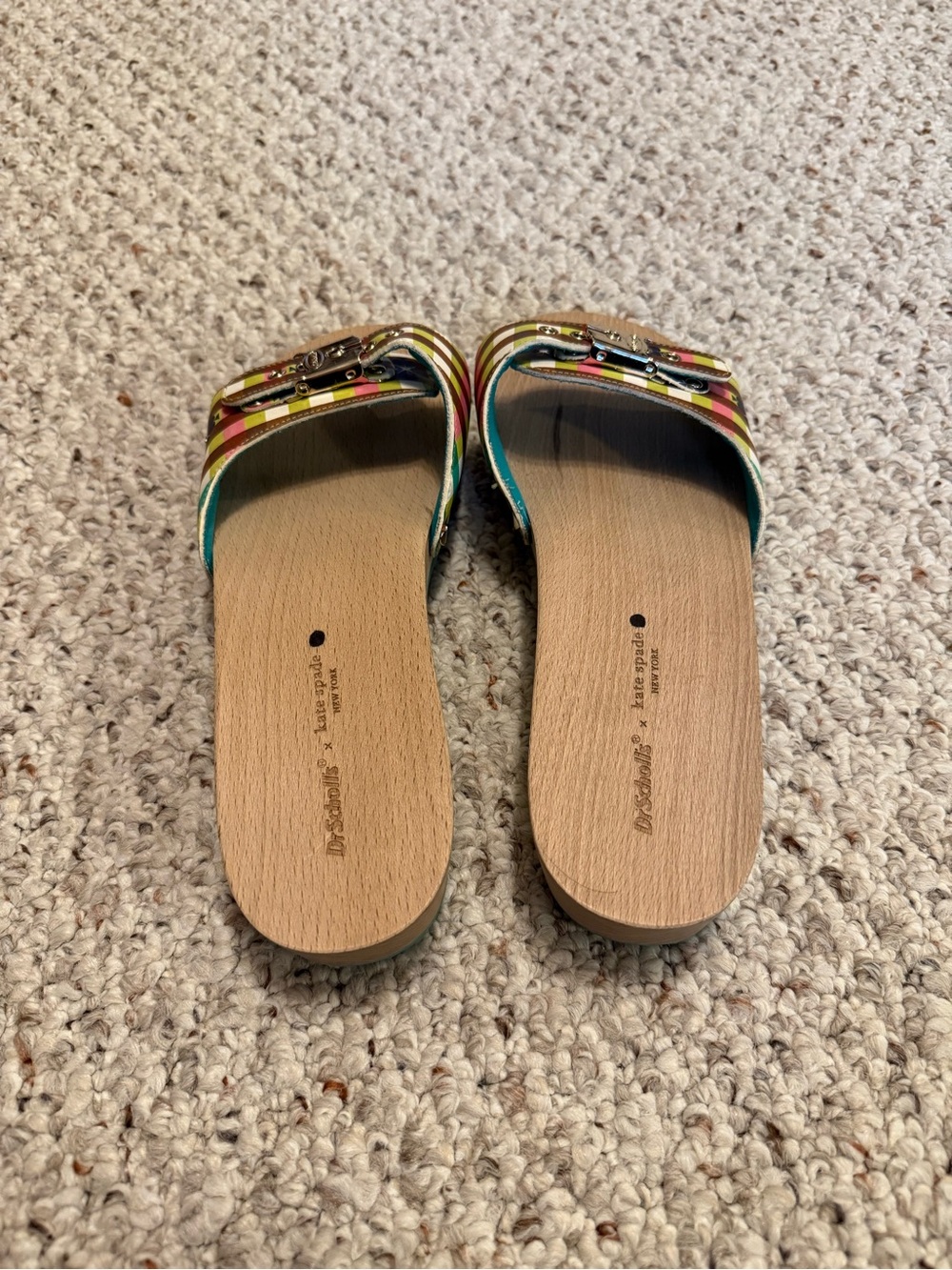 DR SCHOLLS X KATE SPADE BELLA PLAID SLIDES - Picture 6 of 8